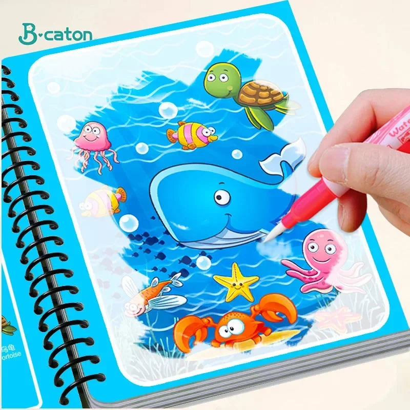 Magic Water Reusable Coloring Kit for Kids