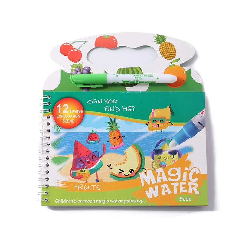 Magic Water Drawing Book