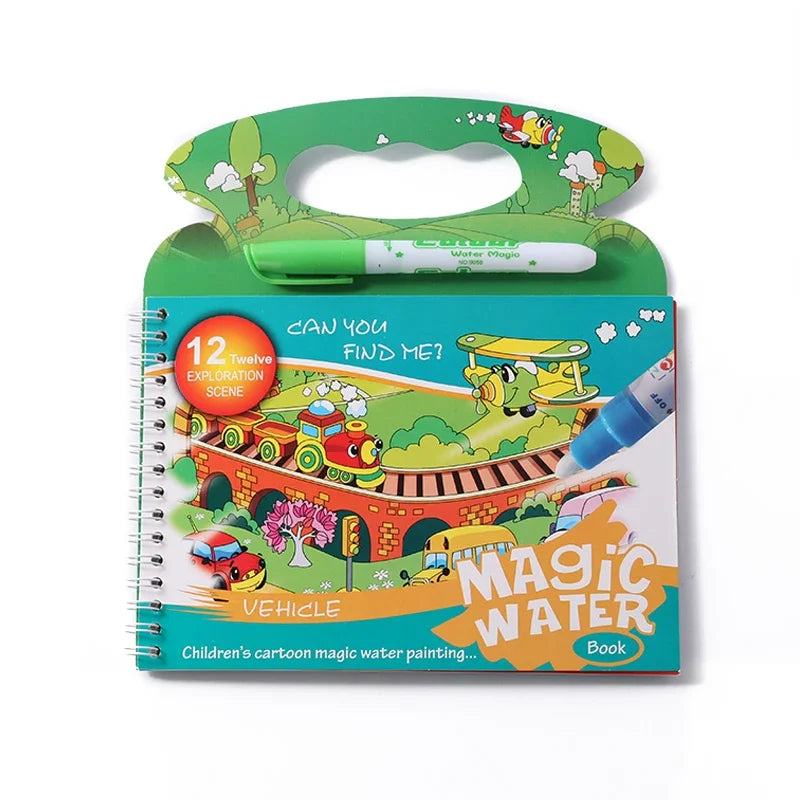 Magic Water Drawing Book