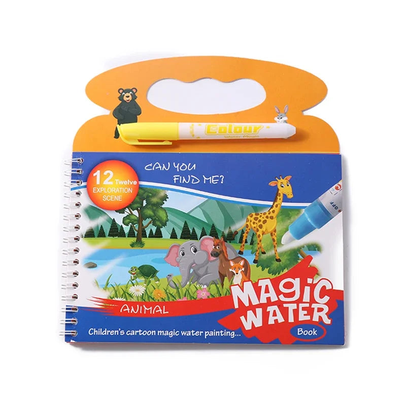 Magic Water Drawing Book