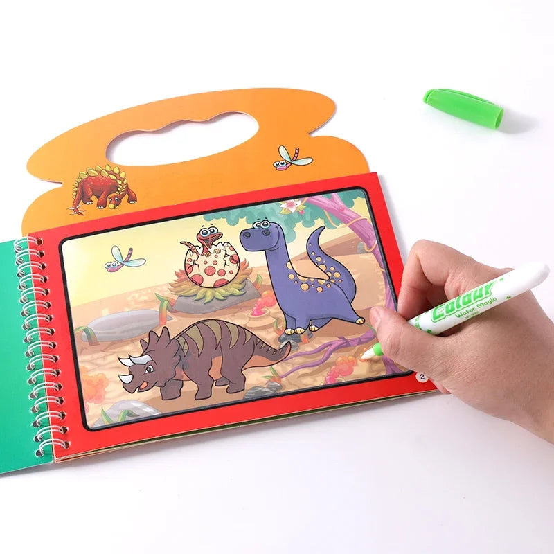 Magic Water Drawing Book