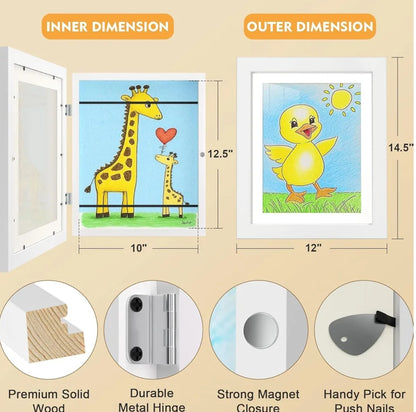 Kids Art Display Magnet Frame