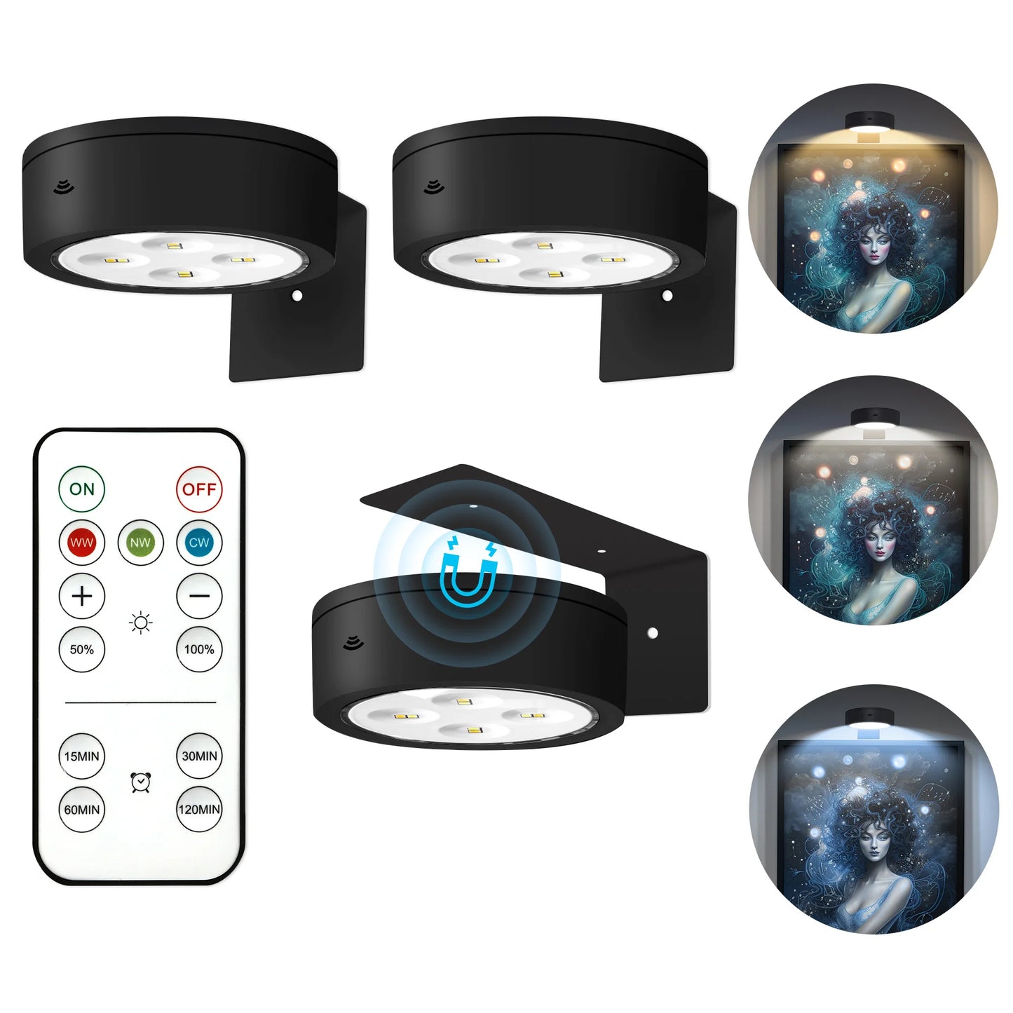 3-Pack Smart LED Art Light